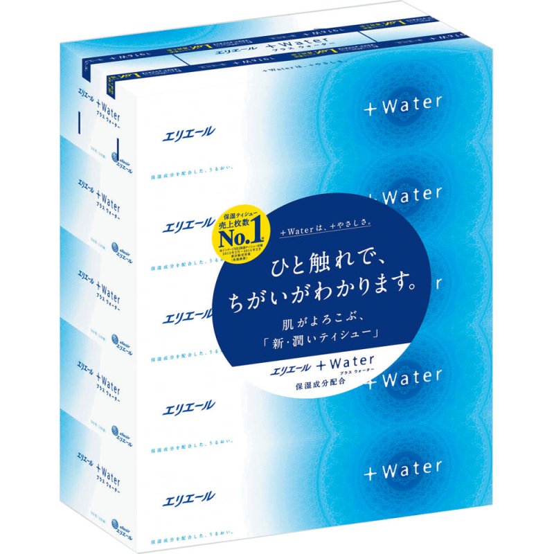 画像1: エリエール＋Water　5箱 (1)